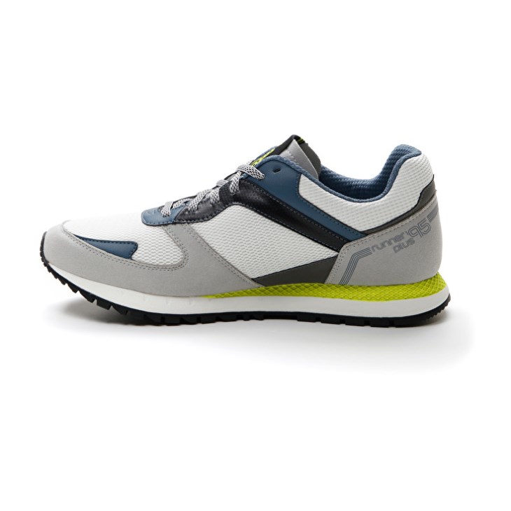 Zapatillas Running Lotto Runner Plus '95 AMF V Hombre Blancas Azules Gris | NT818971W0