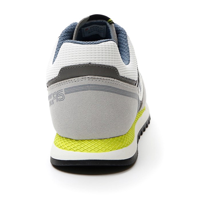 Zapatillas Running Lotto Runner Plus '95 AMF V Hombre Blancas Azules Gris | NT818971W0
