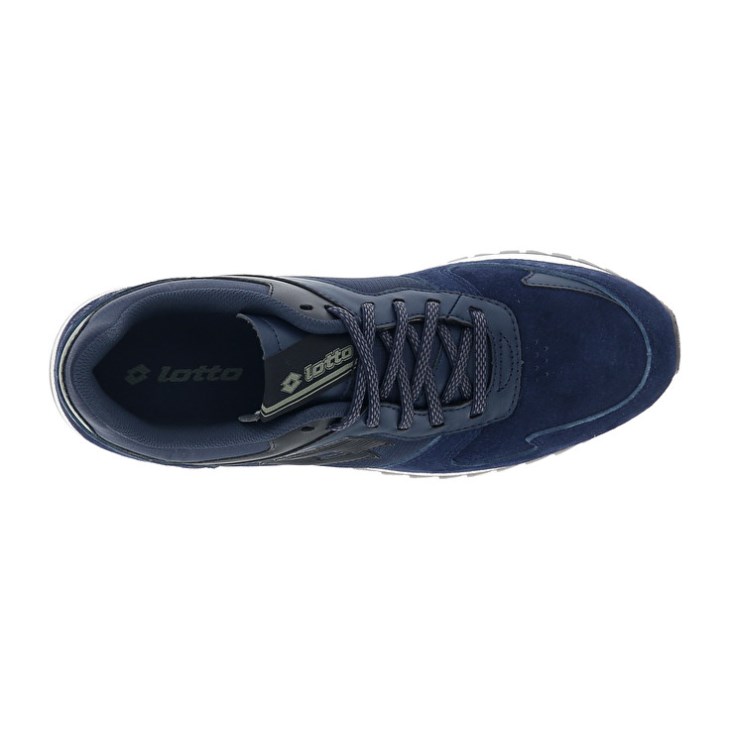 Zapatillas Running Lotto Runner Plus '95 IV SUE Hombre Azules Oscuro Negras | OJ499749K2