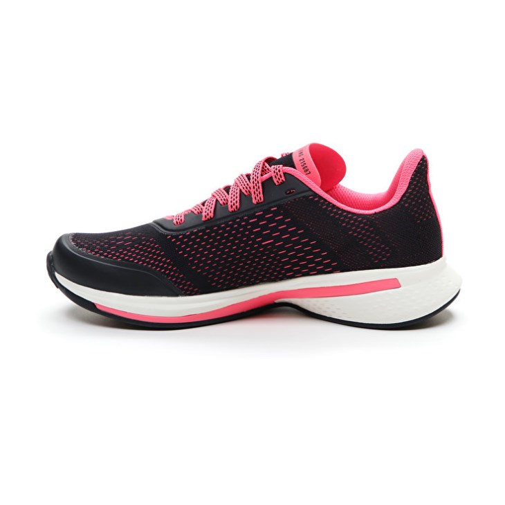 Zapatillas Running Lotto Speedevo 100 W Mujer Negras Coral | HS758545A6
