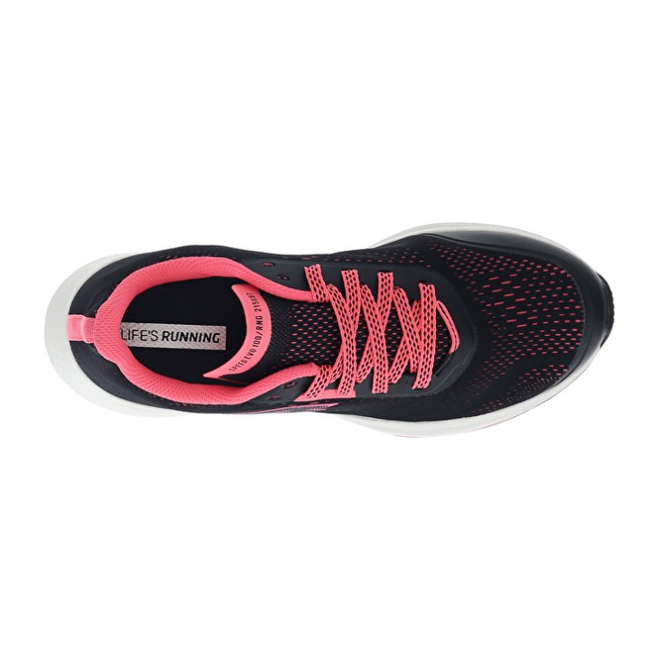 Zapatillas Running Lotto Speedevo 100 W Mujer Negras Coral | HS758545A6
