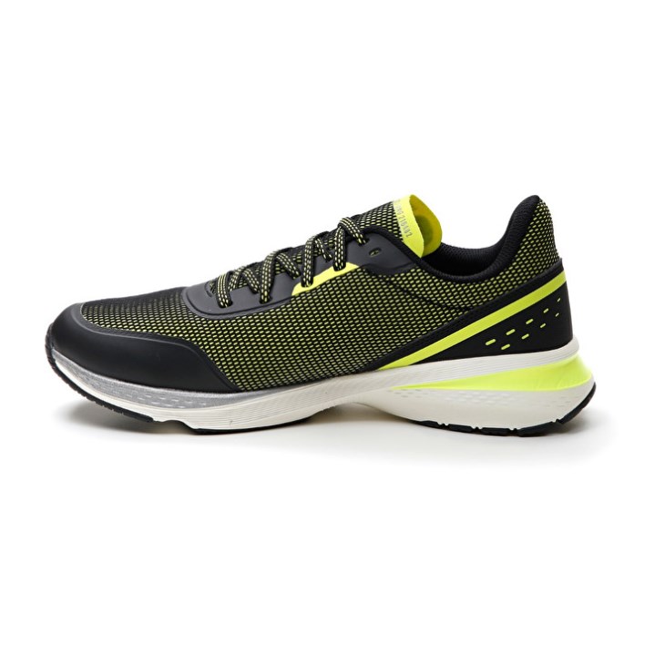 Zapatillas Running Lotto Speedevo 500 II Hombre Negras Verde | HG092919D9