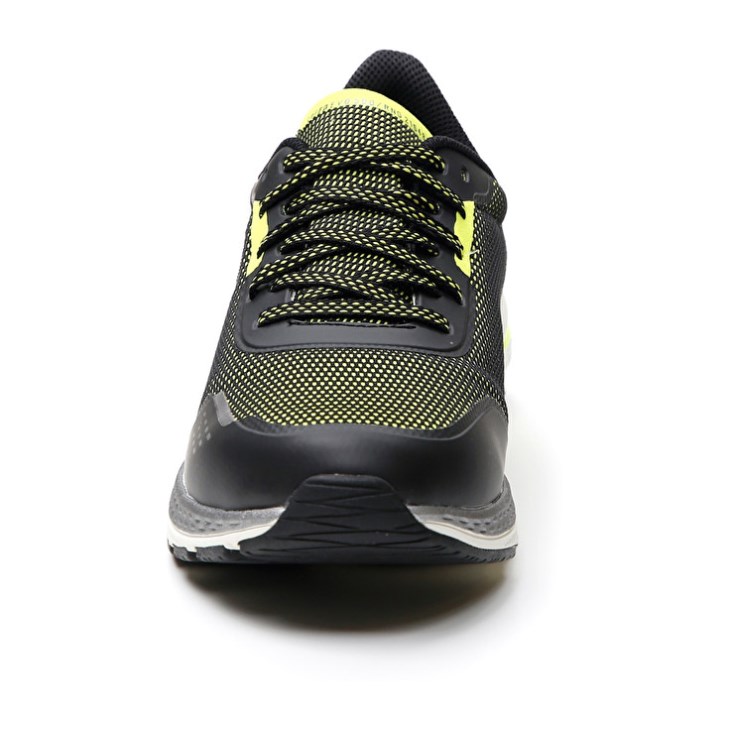 Zapatillas Running Lotto Speedevo 500 II Hombre Negras Verde | HG092919D9