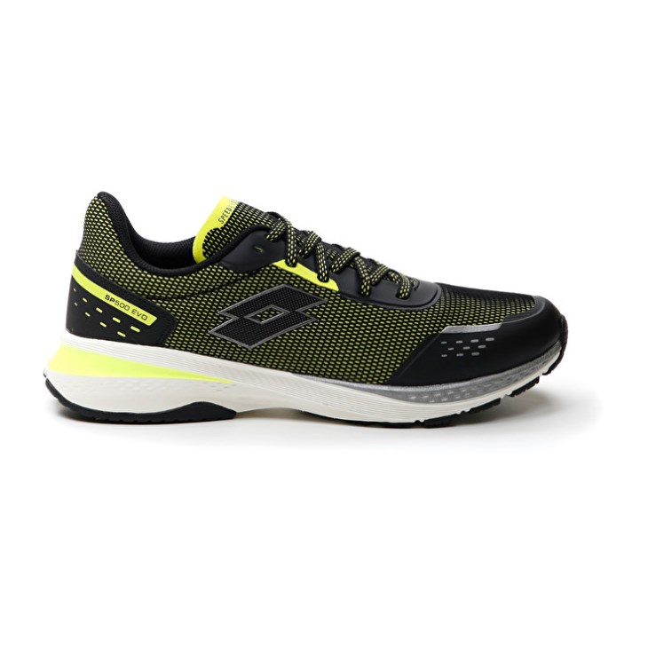 Zapatillas Running Lotto Speedevo 500 II Hombre Negras Verde | HG092919D9
