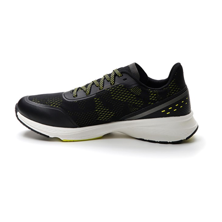 Zapatillas Running Lotto Speedevo 500 IV Hombre Negras Amarillo | JO136873P5
