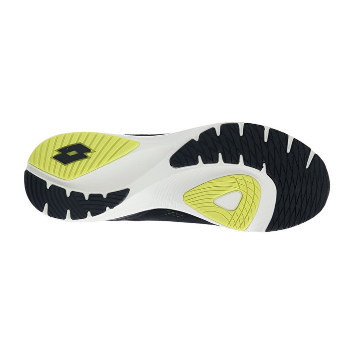 Zapatillas Running Lotto Speedevo 500 IV Hombre Negras Amarillo | JO136873P5