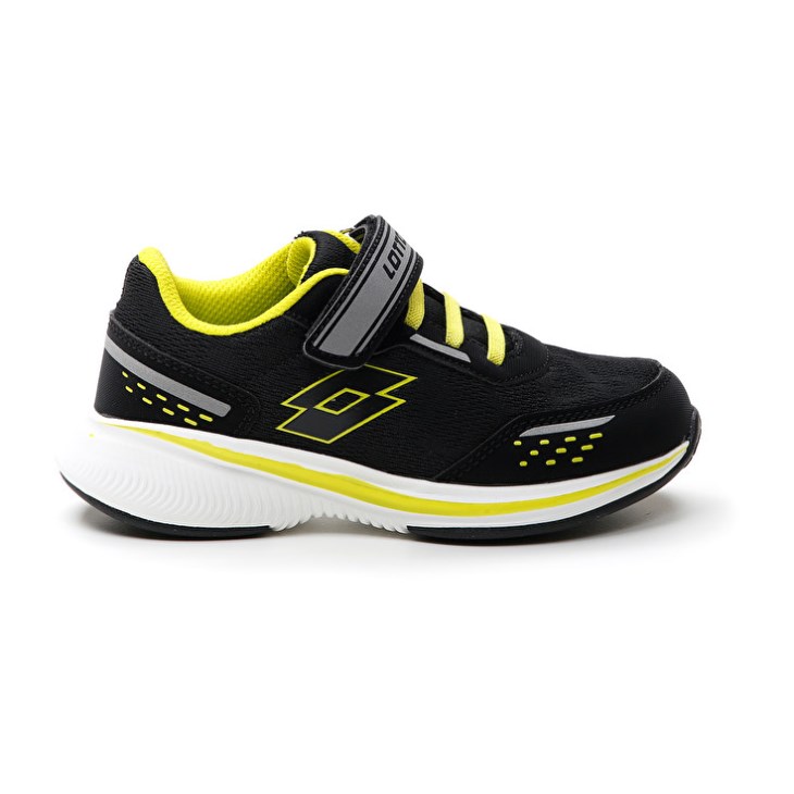 Zapatillas Running Lotto Speedevo 600 AMF CL S Niños Negras Gris Verde | WS144394P4
