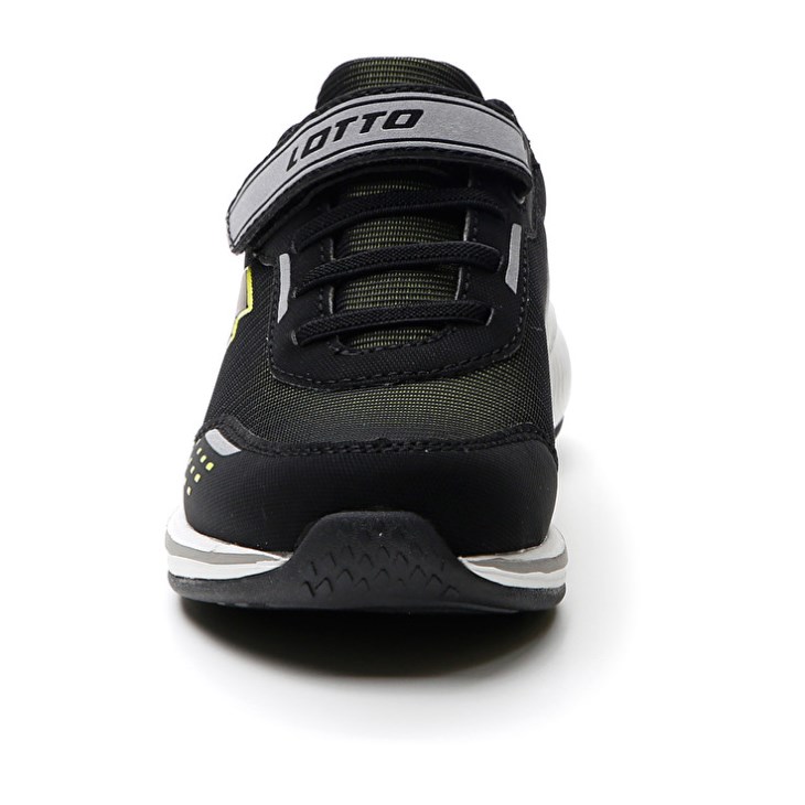 Zapatillas Running Lotto Speedevo 600 AMF II CL S Niños Negras Verde | AN908000J0
