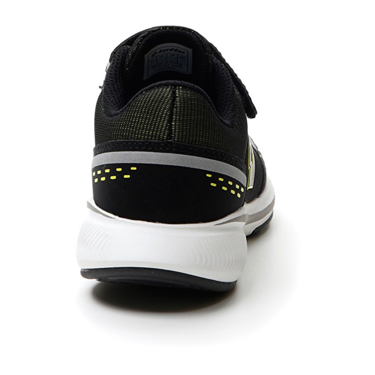 Zapatillas Running Lotto Speedevo 600 AMF II CL S Niños Negras Verde | AN908000J0