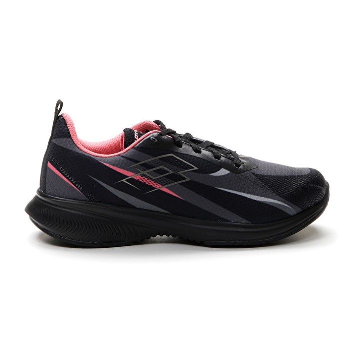 Zapatillas Running Lotto Speedevo 600 III W Mujer Negras Coral | XX246334B1