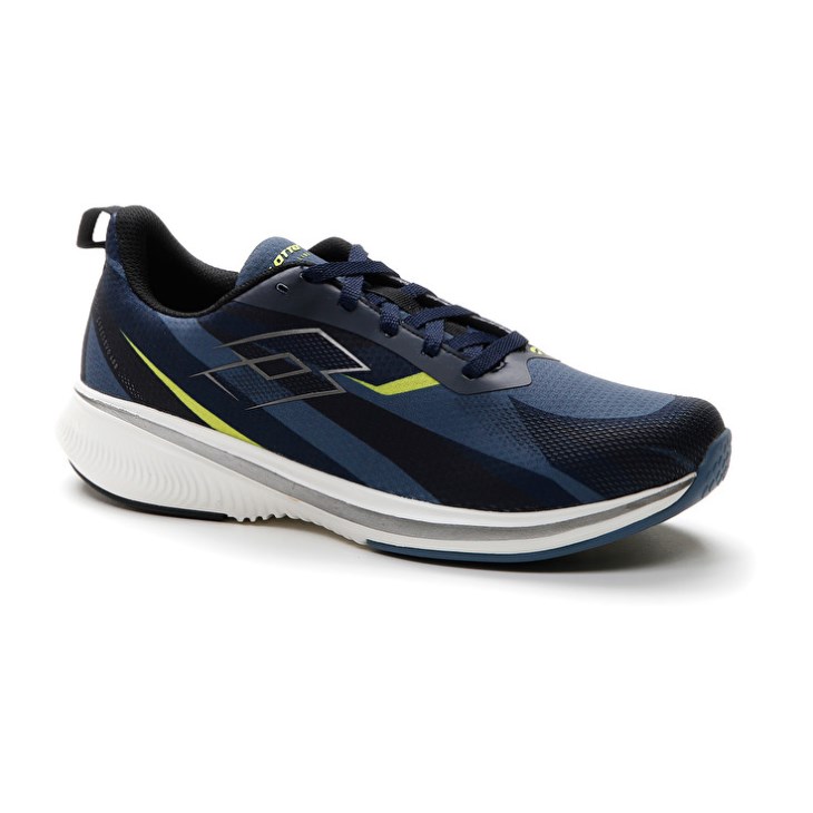 Zapatillas Running Lotto Speedevo 600 III Hombre Azul Marino Azules Amarillo | PZ283288B5