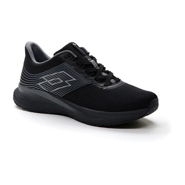 Zapatillas Running Lotto Speedevo 700 Hombre Negras | VN512691Y8