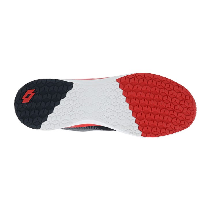 Zapatillas Running Lotto Speedevo 700 Hombre Negras Rojas | IQ899129V1