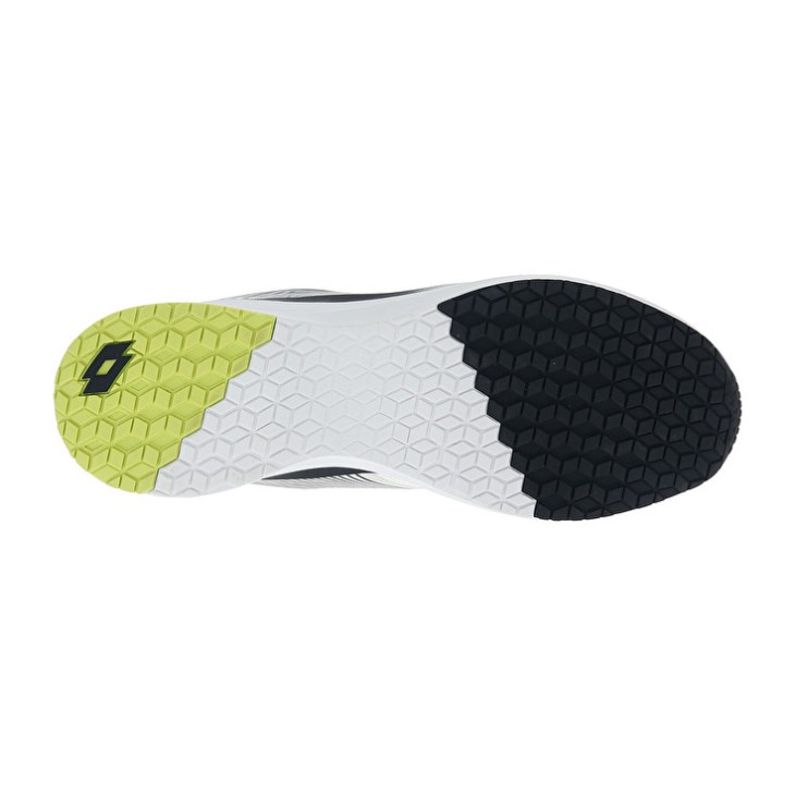 Zapatillas Running Lotto Speedevo 700 Hombre Blancas Negras Amarillo | LX153205O4