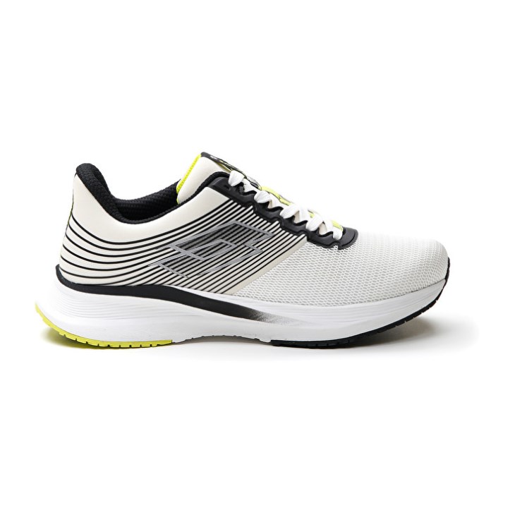 Zapatillas Running Lotto Speedevo 700 Hombre Blancas Negras Amarillo | LX153205O4