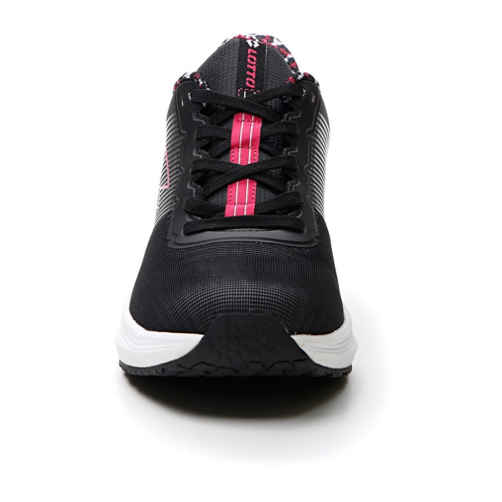 Zapatillas Running Lotto Speedevo 700 II PRT W Mujer Negras Rosas | EH593149S3