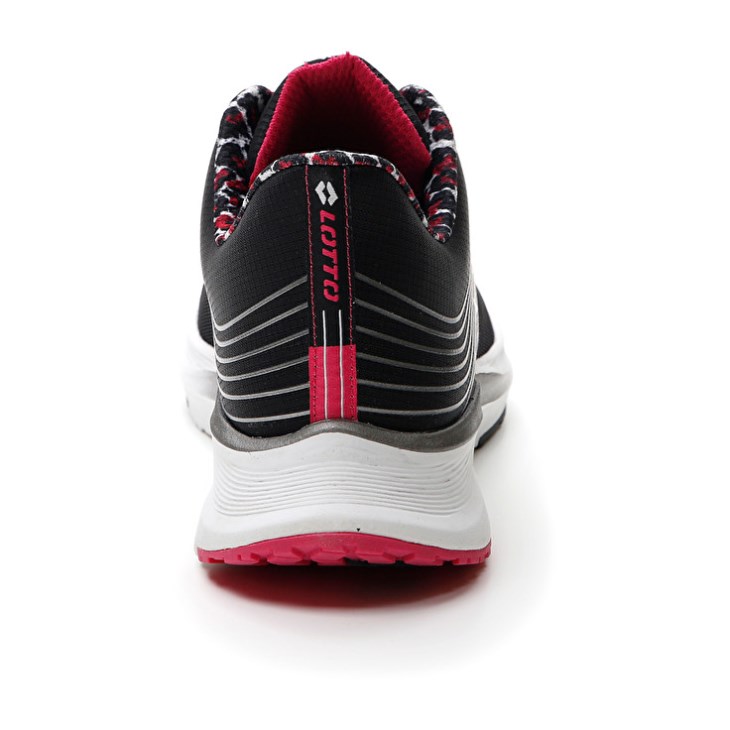 Zapatillas Running Lotto Speedevo 700 II PRT W Mujer Negras Rosas | EH593149S3