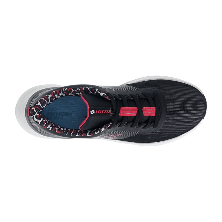 Zapatillas Running Lotto Speedevo 700 II PRT W Mujer Negras Rosas | EH593149S3
