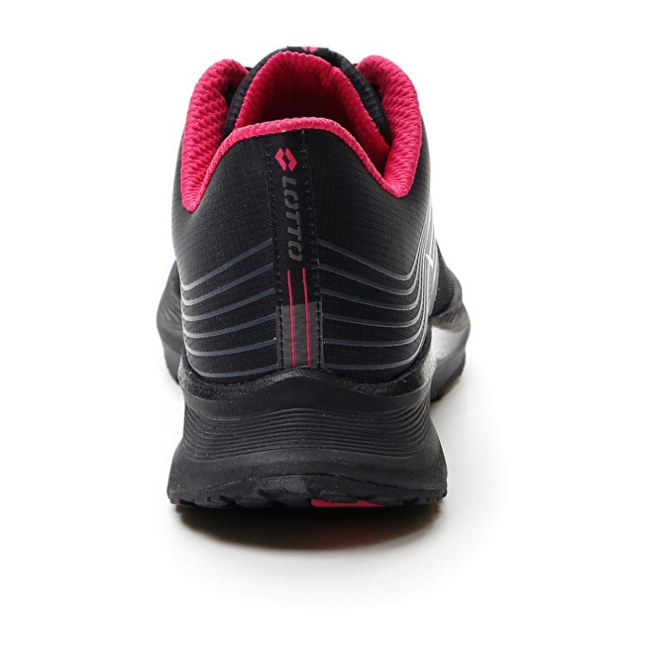 Zapatillas Running Lotto Speedevo 700 II W Mujer Negras Rosas | MY118621U8