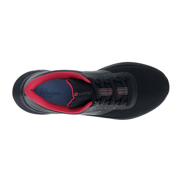 Zapatillas Running Lotto Speedevo 700 II W Mujer Negras Rosas | MY118621U8