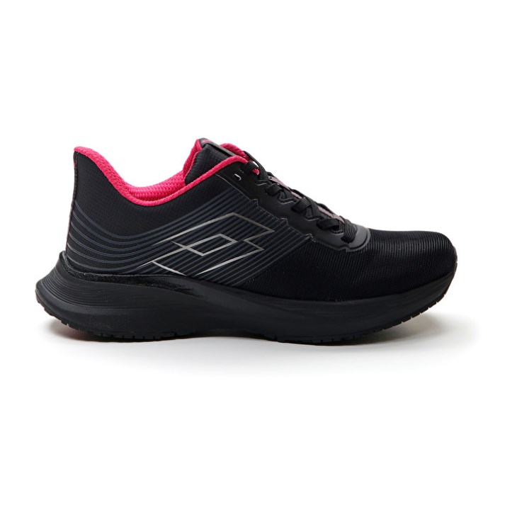 Zapatillas Running Lotto Speedevo 700 II W Mujer Negras Rosas | MY118621U8