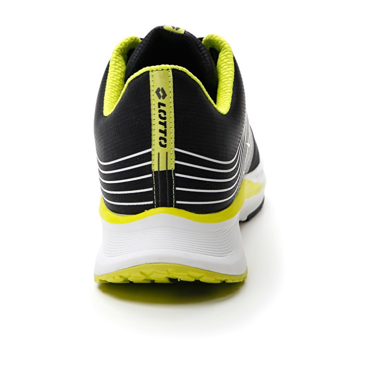 Zapatillas Running Lotto Speedevo 700 II Hombre Negras Verde | MS317271Q2