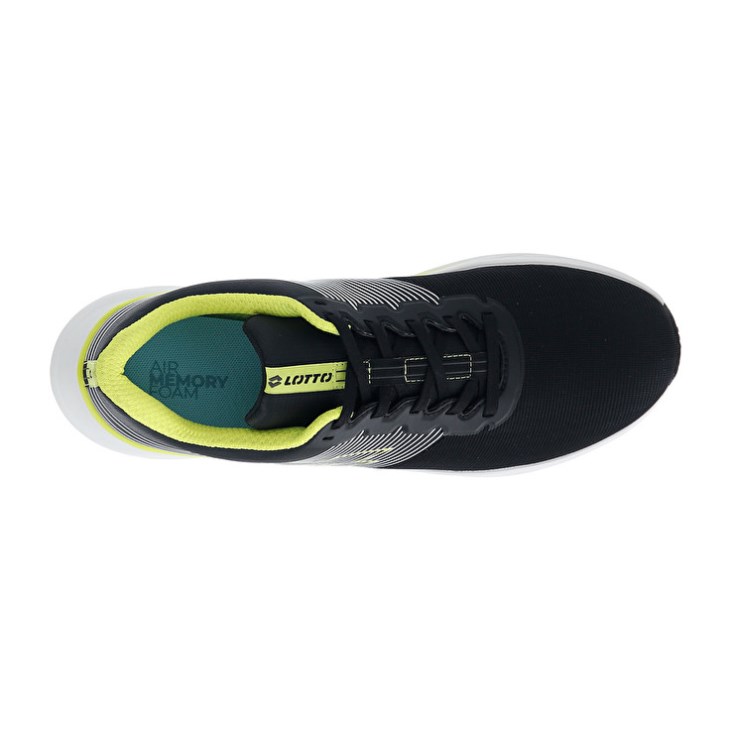 Zapatillas Running Lotto Speedevo 700 II Hombre Negras Verde | MS317271Q2