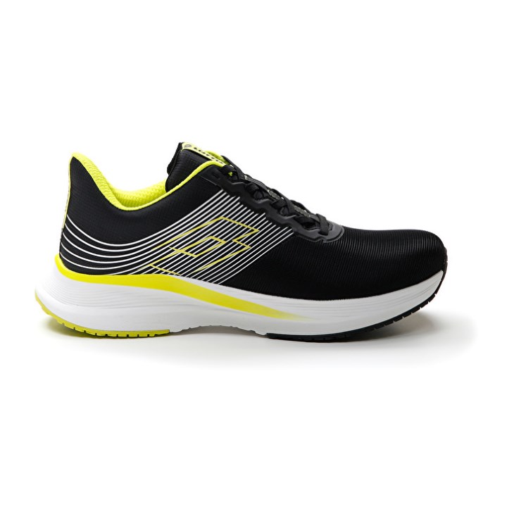 Zapatillas Running Lotto Speedevo 700 II Hombre Negras Verde | MS317271Q2