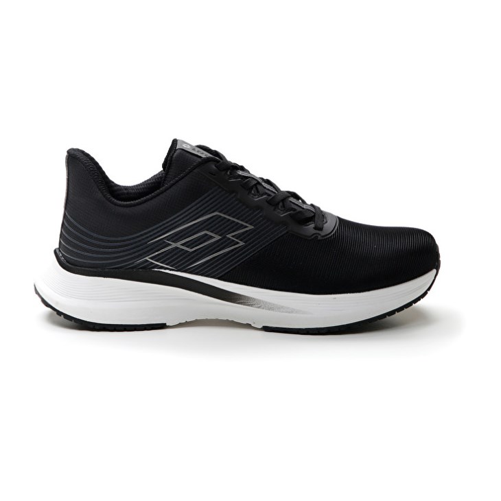 Zapatillas Running Lotto Speedevo 700 II Hombre Negras Gris | IE644854X8