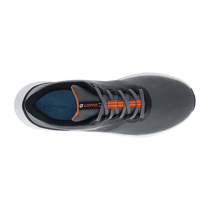 Zapatillas Running Lotto Speedevo 700 II Hombre Gris Negras | AI294779L2