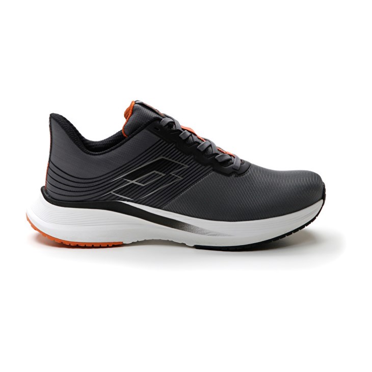 Zapatillas Running Lotto Speedevo 700 II Hombre Gris Negras | AI294779L2