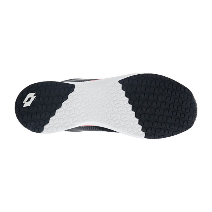 Zapatillas Running Lotto Speedevo 700 III Hombre Negras Rojas | LH870837K2