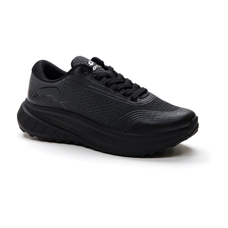 Zapatillas Running Lotto Speedride 400 W Mujer Negras Gris | EW965506Y7