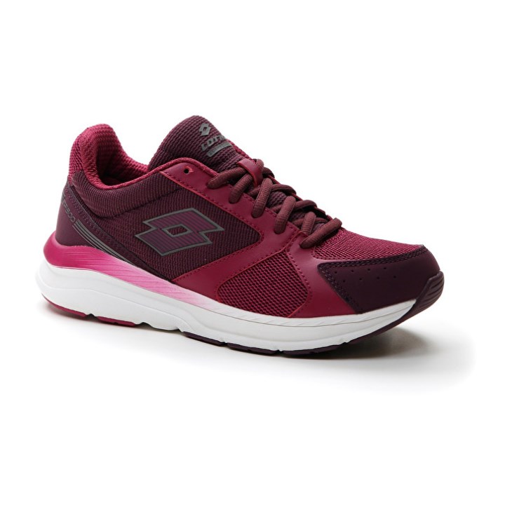Zapatillas Running Lotto Speedride 600 Xii W Mujer Rojas Oscuro | QV162366B5