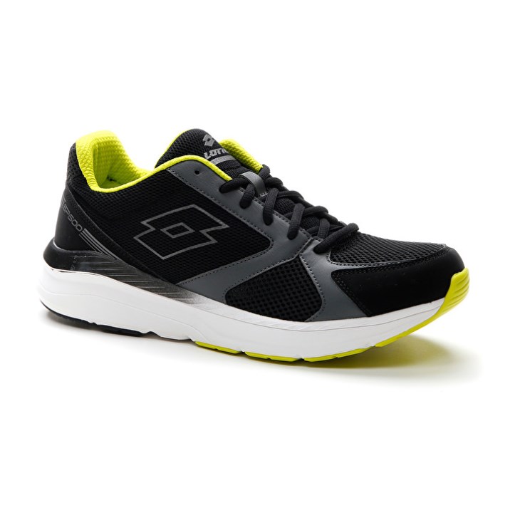 Zapatillas Running Lotto Speedride 600 Xiii Hombre Negras Gris | FI145954N1