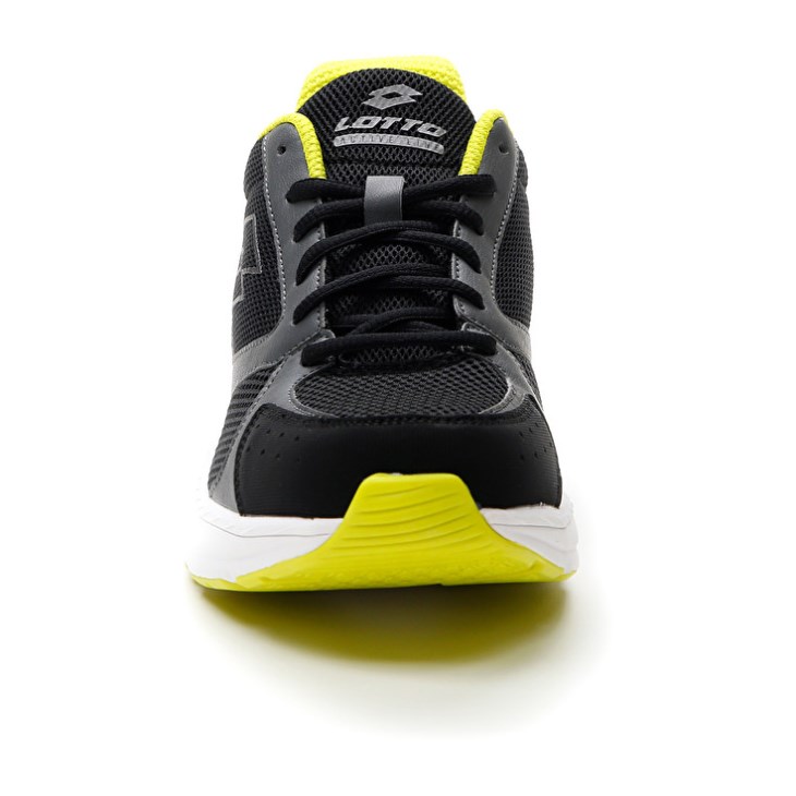 Zapatillas Running Lotto Speedride 600 Xiii Hombre Negras Gris | FI145954N1