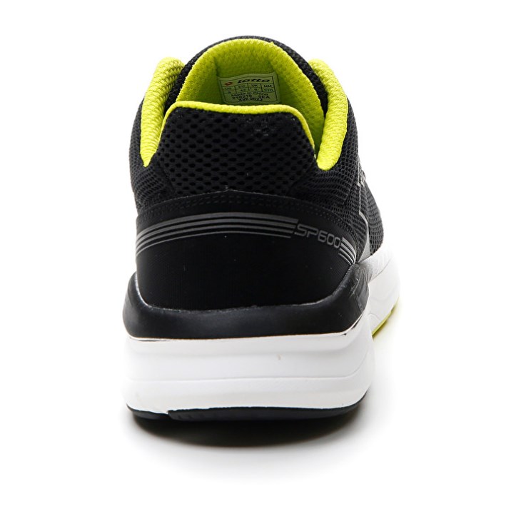Zapatillas Running Lotto Speedride 600 Xiii Hombre Negras Gris | FI145954N1