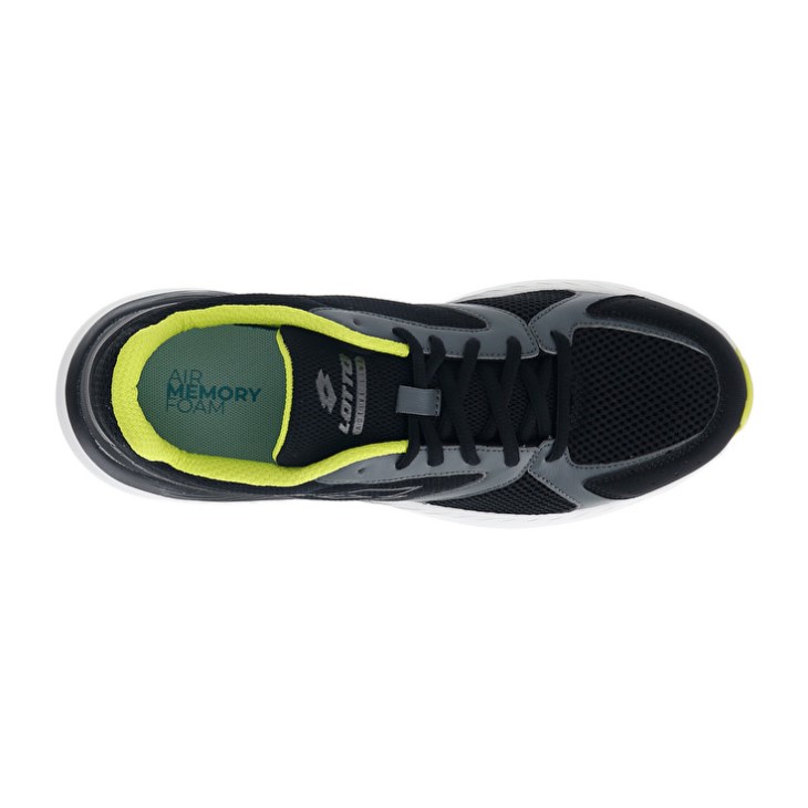 Zapatillas Running Lotto Speedride 600 Xiii Hombre Negras Gris | FI145954N1
