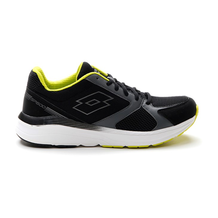 Zapatillas Running Lotto Speedride 600 Xiii Hombre Negras Gris | FI145954N1