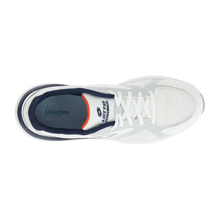 Zapatillas Running Lotto Speedride 600 Xiii Hombre Blancas Azules Naranjas | WP898439J8