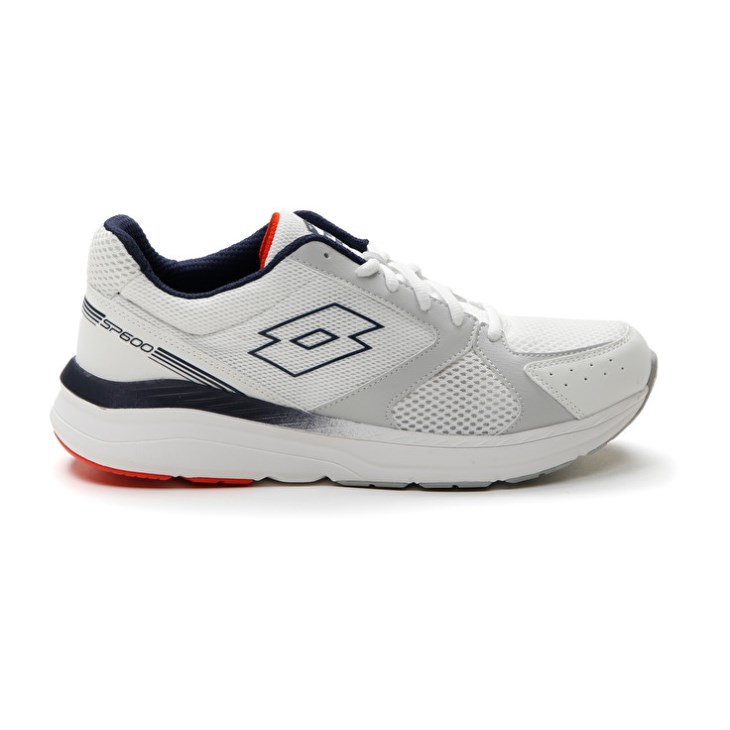 Zapatillas Running Lotto Speedride 600 Xiii Hombre Blancas Azules Naranjas | WP898439J8