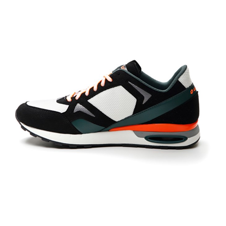 Zapatillas Running Lotto Synpulse '93 AMF Hombre Blancas Negras Verde | JN271447P5