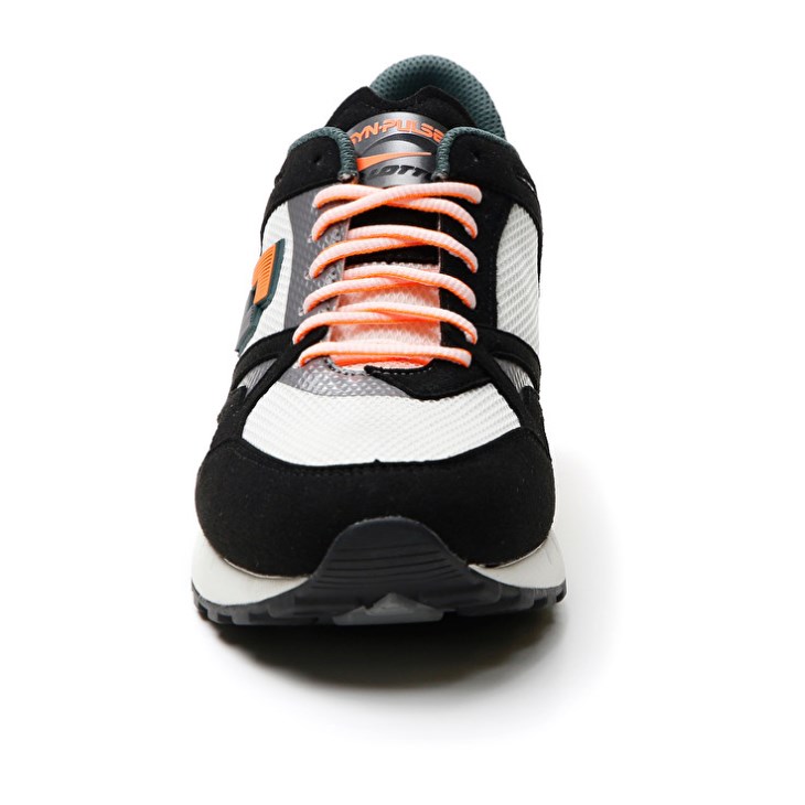 Zapatillas Running Lotto Synpulse '93 AMF Hombre Blancas Negras Verde | JN271447P5