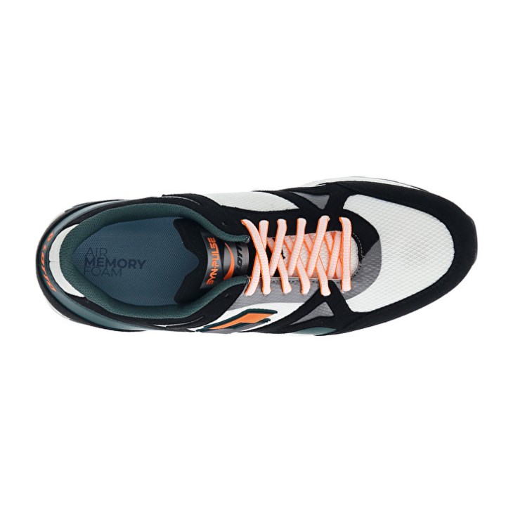 Zapatillas Running Lotto Synpulse '93 AMF Hombre Blancas Negras Verde | JN271447P5