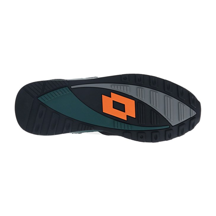 Zapatillas Running Lotto Synpulse '93 AMF Hombre Blancas Negras Verde | JN271447P5