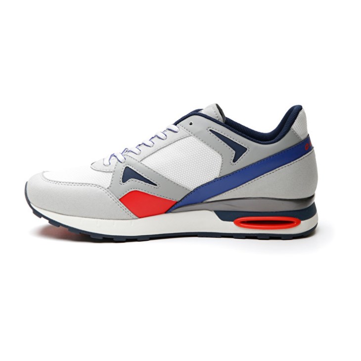 Zapatillas Running Lotto Synpulse '93 II AMF Hombre Blancas Azules Rojas | DM213541Y5