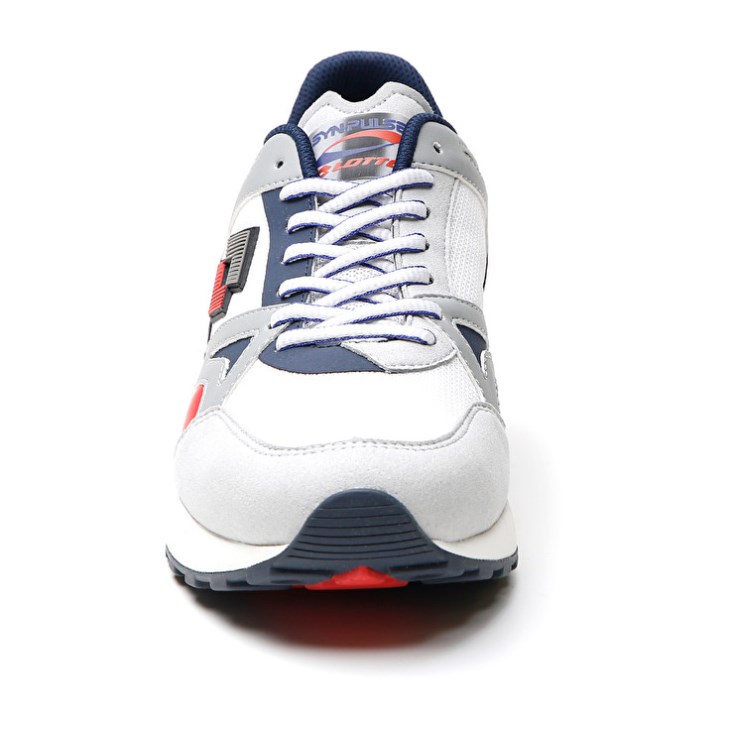 Zapatillas Running Lotto Synpulse '93 II AMF Hombre Blancas Azules Rojas | DM213541Y5