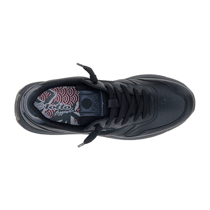 Zapatillas Running Lotto Tokyo Ginza Black Hombre Negras | IH882678U0