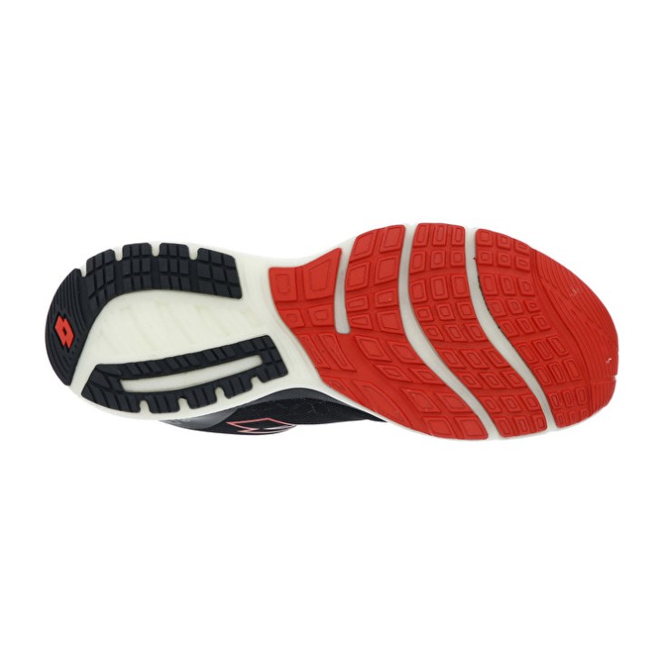 Zapatillas Running Lotto Volata Hyperpulse 100 Hombre Negras Rojas | DM825702O0