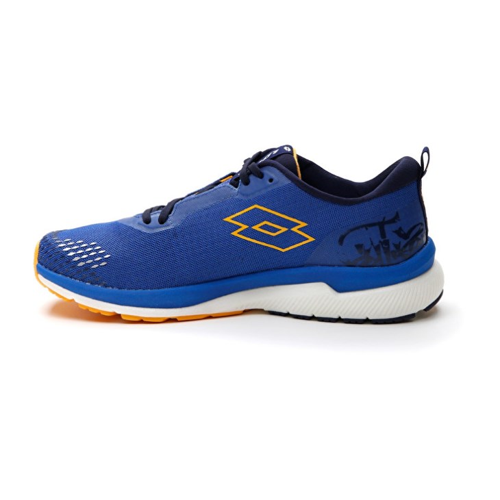 Zapatillas Running Lotto Volata Hyperpulse 100 Hombre Azules Amarillo | XM876207Q7